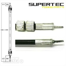 Tachowelle (VDO 65cm) schwarz