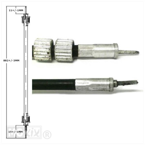 Tachowelle vdo 85cm - tachowelle, (vdo,