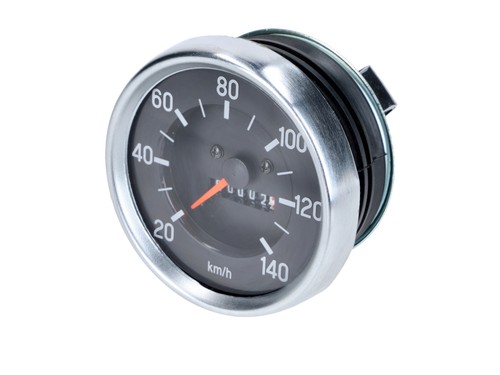 Tachometer 140km 60mm chrom - tachometer,